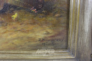 Gemälde ''Geflügelhof''