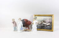 3 Porzellanfiguren LLADRO sowie