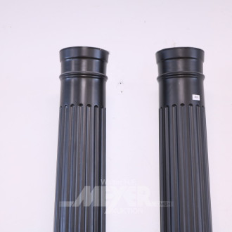 Paar Deko-Säulen, schwarz,