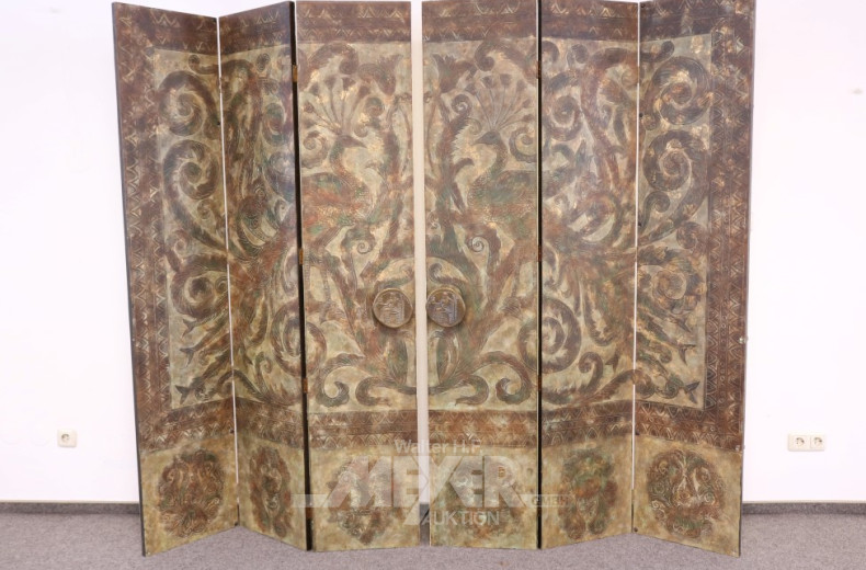 Paravant, 2-tlg. mit ägyptischen Motiven