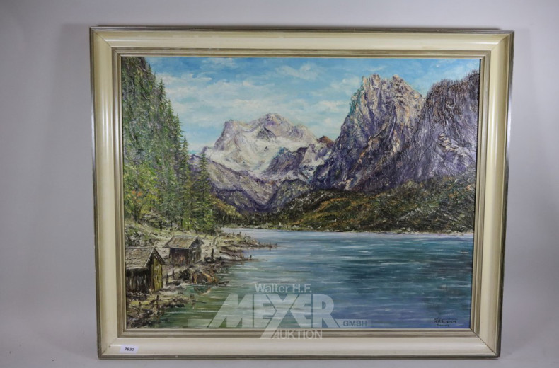 Gemälde ''Bergsee'',