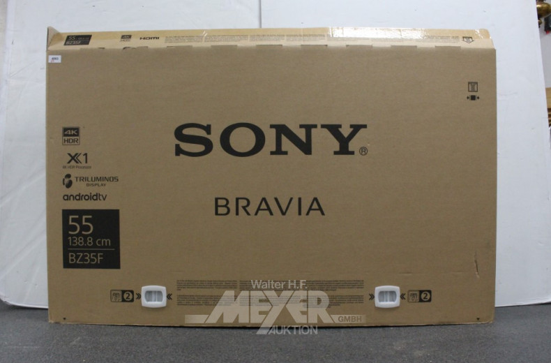 Smart-TV SONY, Typ: FW-55BZ35F, mit FB,