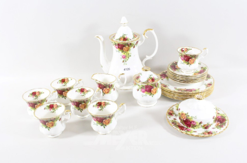 Porz.- Kaffee-Service ROYAL ALBERT,