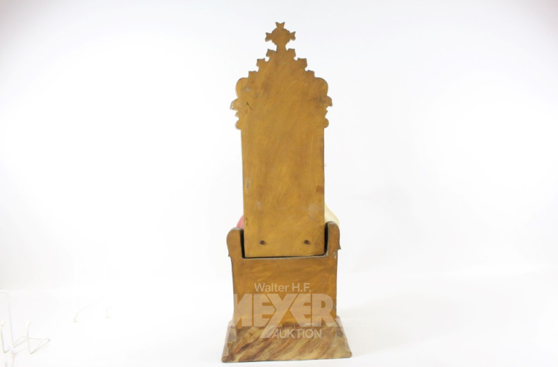 Figur: Jesus auf Thron, ca. 67 cm