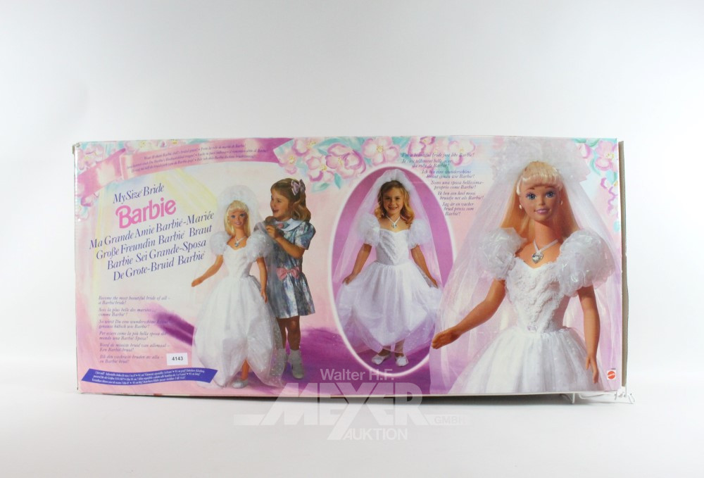 Puppe ''Barbie-Braut'', ca. 95 cm | Varia | Varia (Archiv)