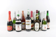 Posten Alkoholika: Wein u. Sekt,