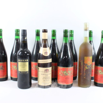 Posten Alkoholika: Wein, ca. 21 Flaschen