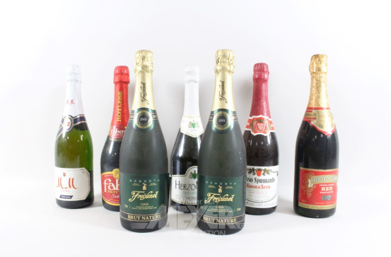Posten Alkoholika: Sekt, ca. 18 Flaschen