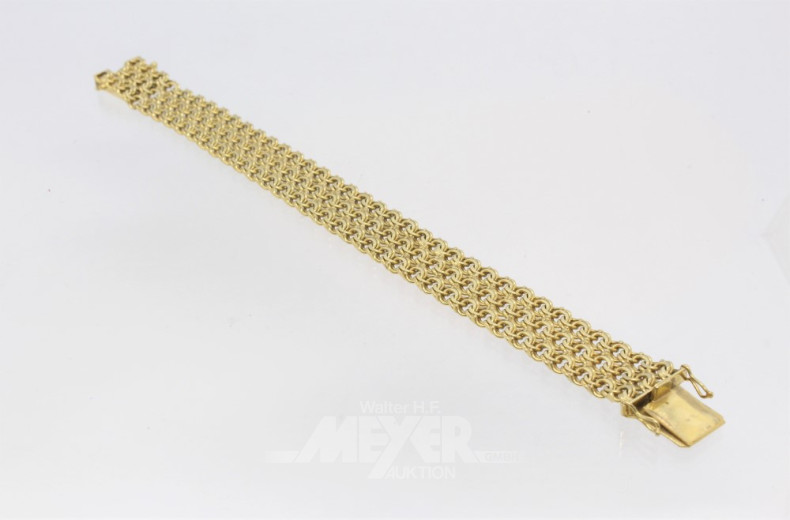 Schmuck-Garnitur in 585er Gelbgold, FBM,