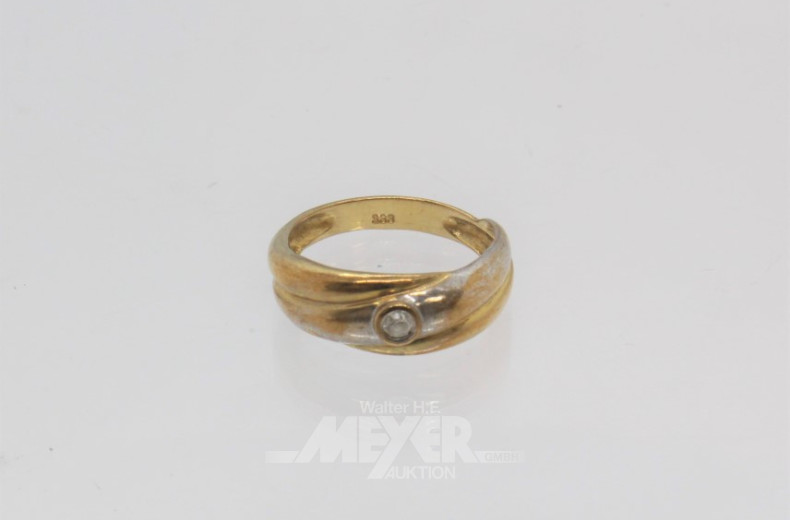 Damenring, 333er GG,