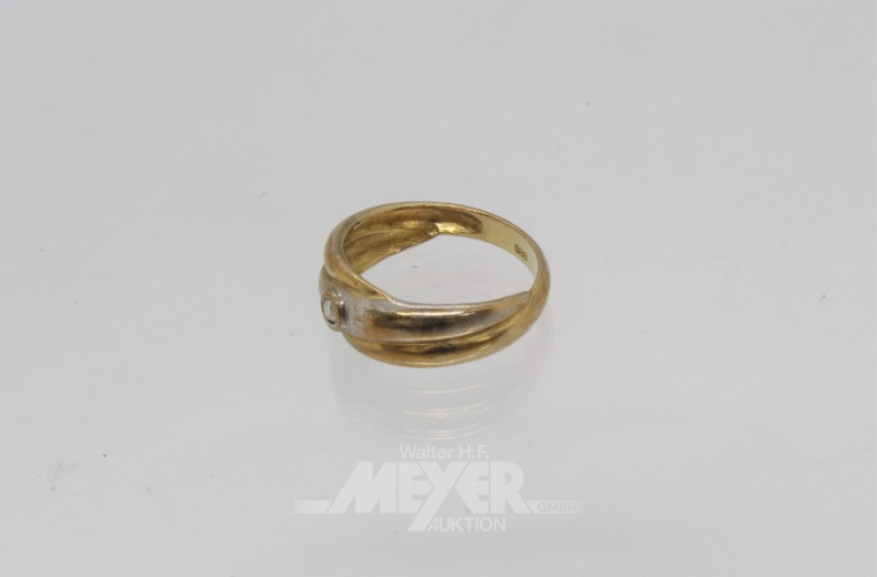 Damenring, 333er GG,