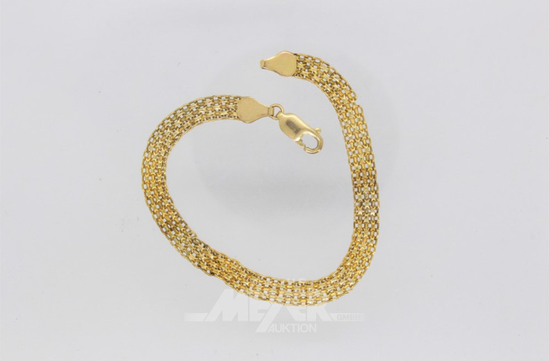 Halskette, 333er GG, mit Armband,