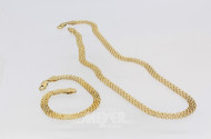 Halskette, 333er GG, mit Armband,