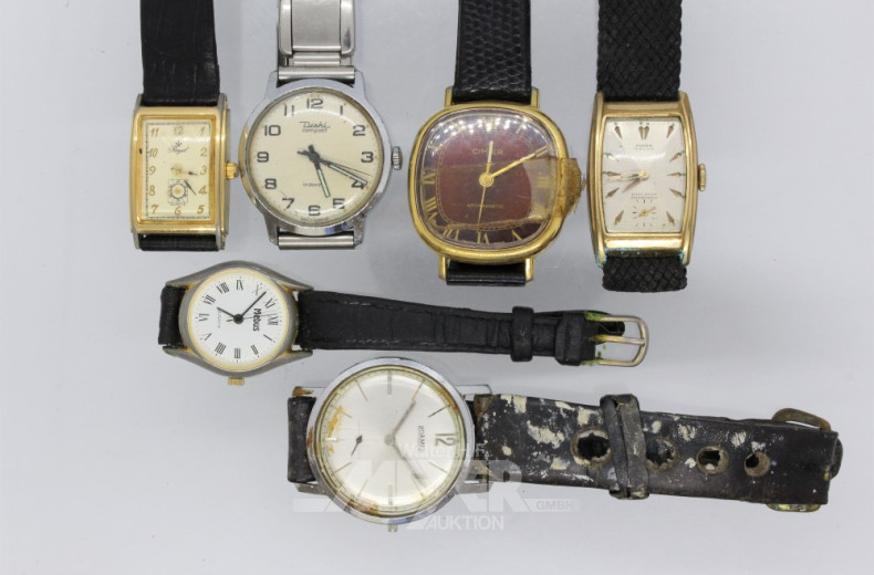 15 Armbanduhren, Figuren, Kugelschreiber