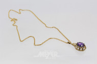 Halskette, 585er GG, Länge: ca. 48 cm