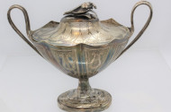 Zuckerschale Alt-Wiener Silber um 1810,