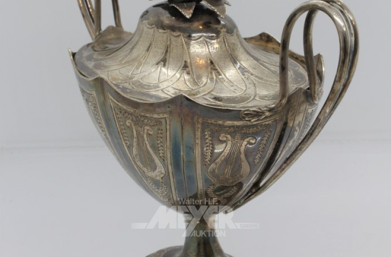 Zuckerschale Alt-Wiener Silber um 1810,