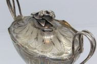 Zuckerschale Alt-Wiener Silber um 1810,