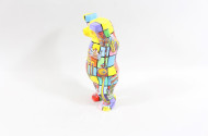 Dekofigur ''Bunter Bär'', ca. 22 cm,