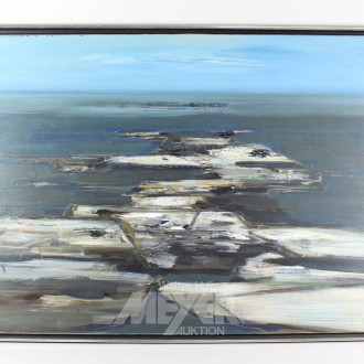 Gemälde ''Sylt, Wintermeer''