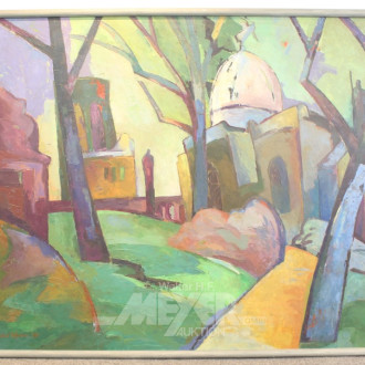 gr. Gemälde, ''Ansicht von Dresden''