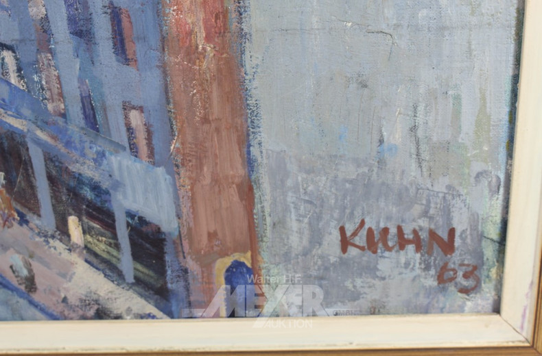 Gemälde, ''Stadtansicht von Rostock''