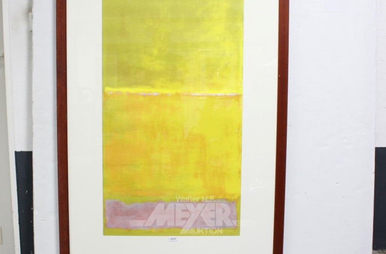 2 versch. gr. Drucke nach Rothko und