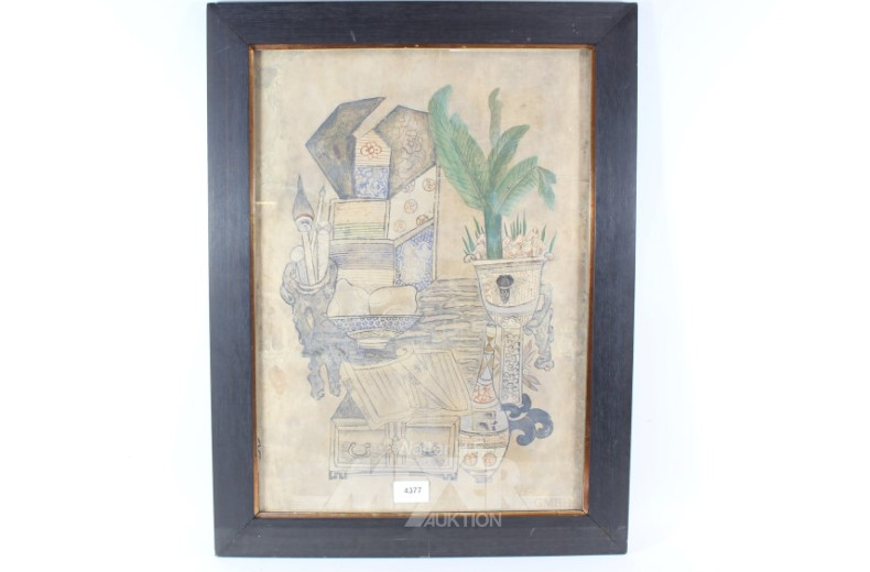 antiquarische Zeichnung, ''Stillleben''