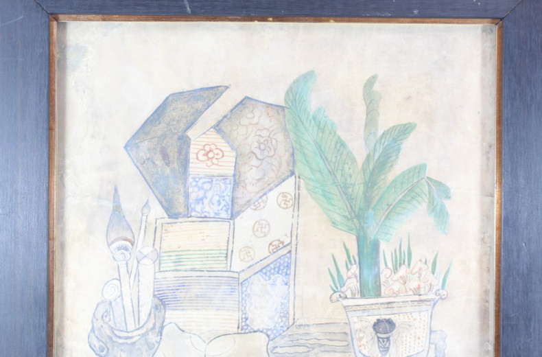 antiquarische Zeichnung, ''Stillleben''