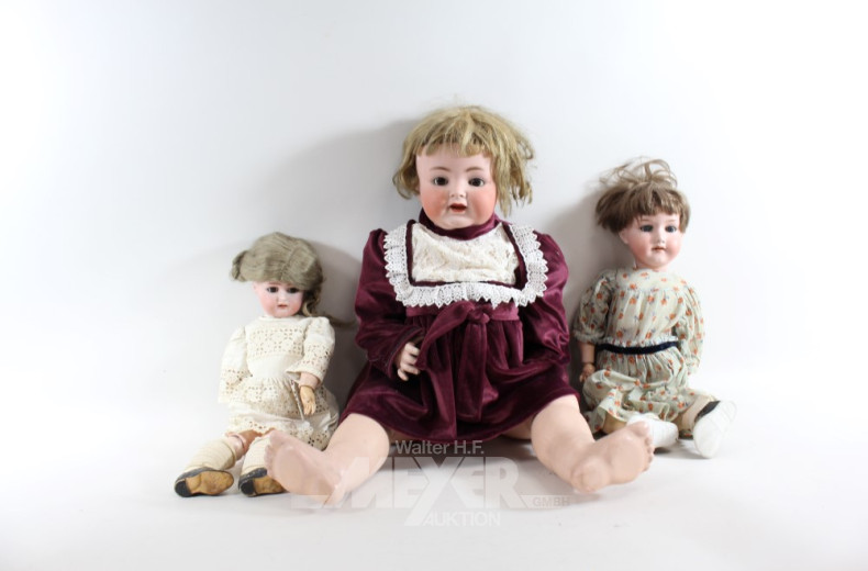 Posten Puppen und Teddys