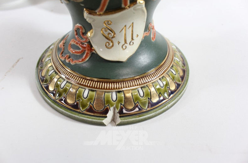 Posten Porzellan und Keramik: Vase,