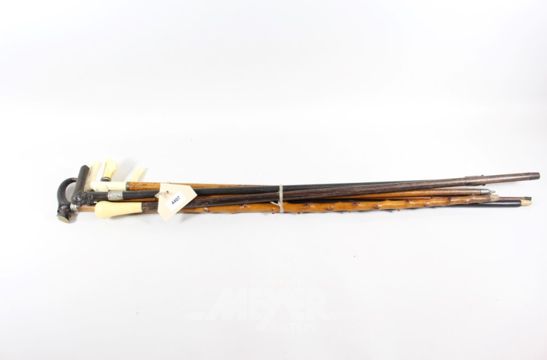 7 Spazier/Flanier- und Gehstöcke,