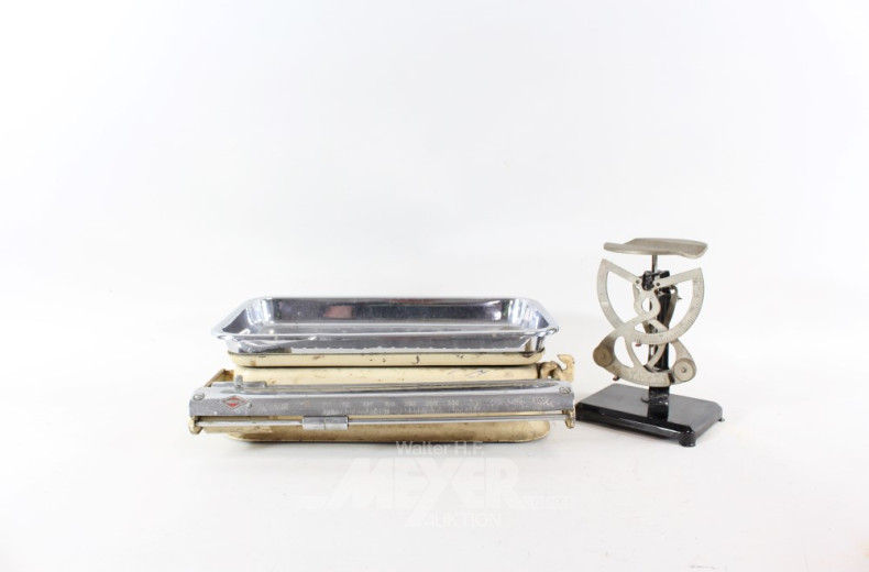 Küchenwaage, 1 Briefwage