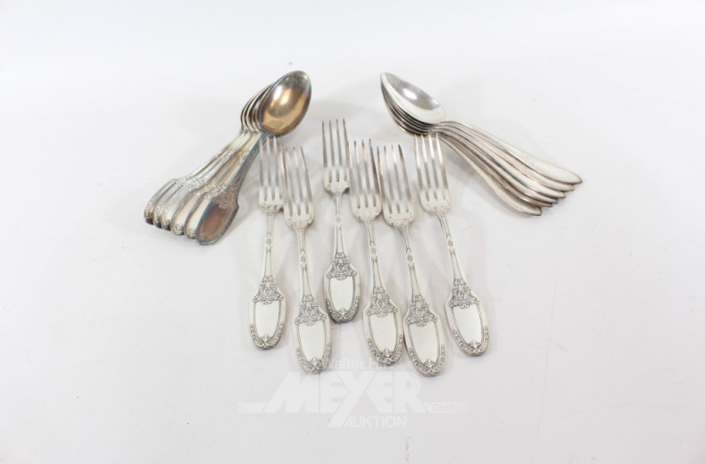 Besteckservice, ca. 30 Teile