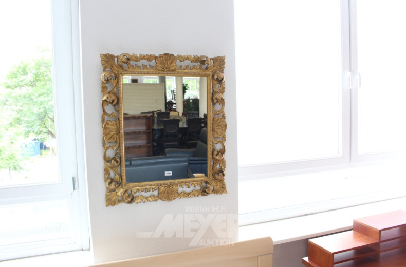 Wandspiegel im Historismus-Stil, verg.