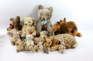 Posten Kuscheltiere STEIFF, ca. 13 Stk.:
