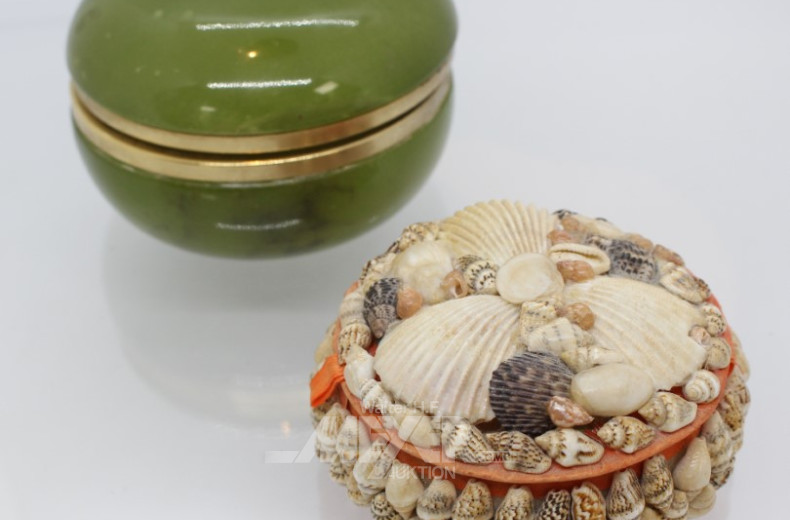 Konvolut best.: asiatische Vase, 1 Onyx