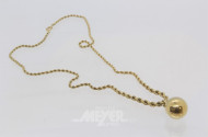 Kordelhalskette, 333er GG,