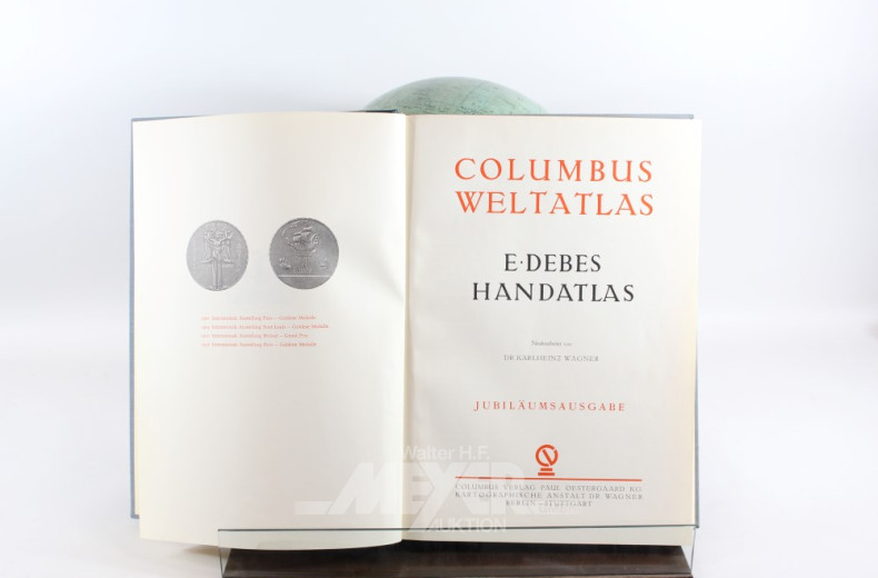 Vintage Globus mit Beleuchtung,