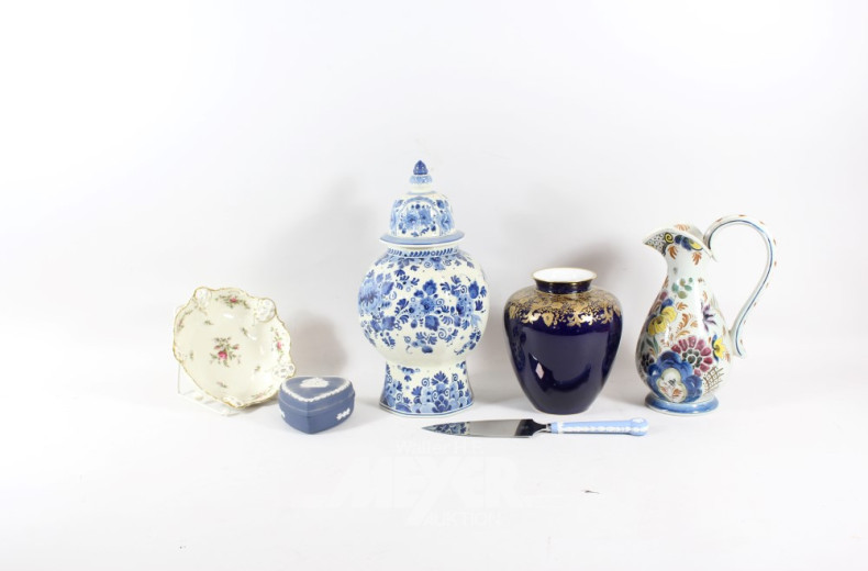 6 Teile Porzellan, u.a. Wedgewood,