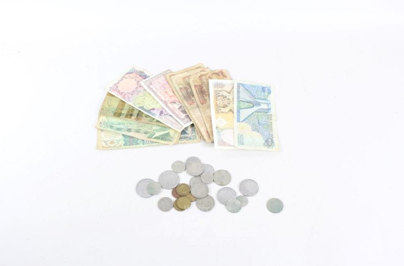 Posten Banknoten u. Münzgeld