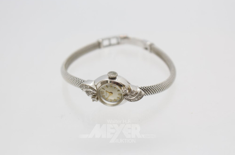 Damenarmbanduhr ESZEHA, 585er WG,