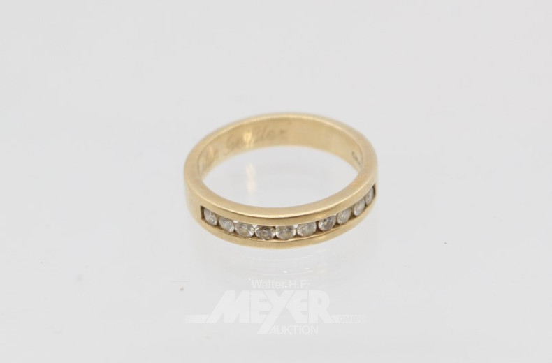 Bandring, 585er GG, besetzt mit