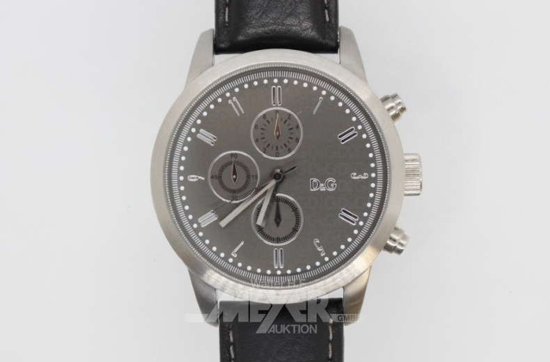 Armbanduhr D&G, Chronograph,