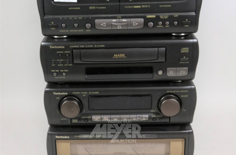 Musikanlage TECHNICS, 4-tlg. mit