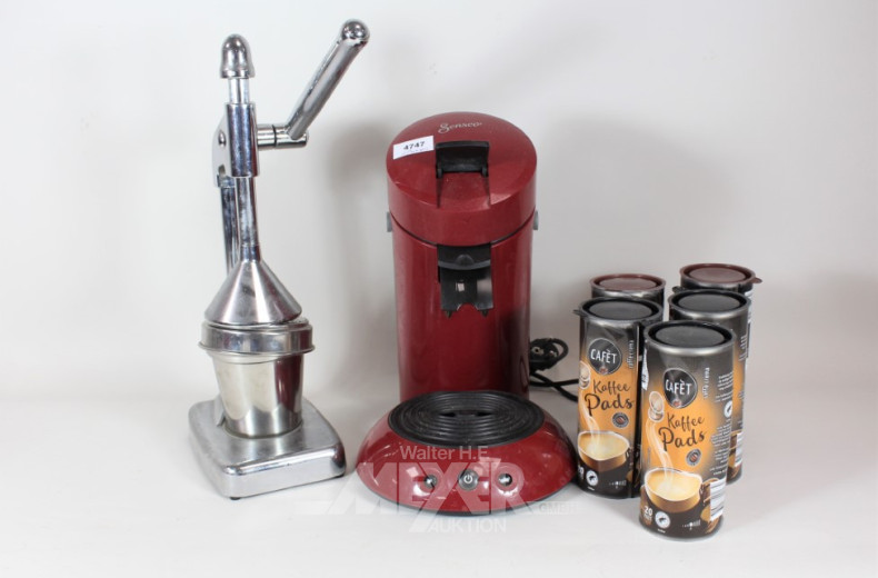 2 Kaffee-Pad-Maschinen SENSEO u. LIFE mit