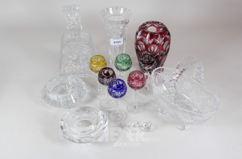 Posten Kristall: Aschenbecher,