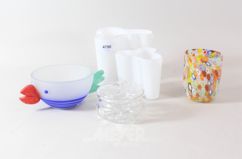 Posten Glas- und Kristalldekoration: