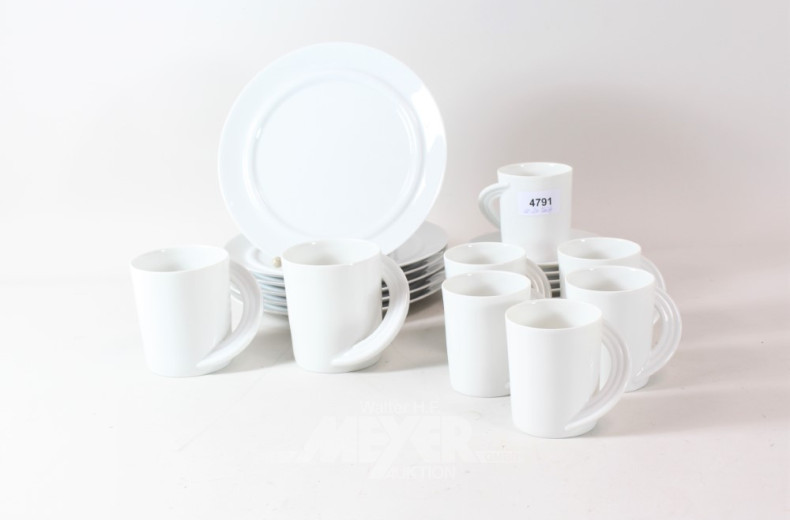 mod. Kaffee-Service ROSENTHAL, weiß,