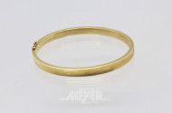 Armreif, 585er GG, ca. 13 g.